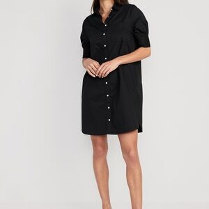 Old Navy Black Midi Dress